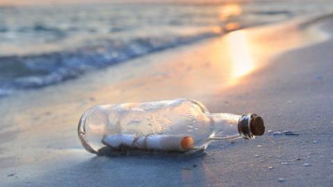 message in a bottle